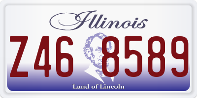 IL license plate Z468589