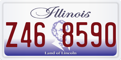IL license plate Z468590