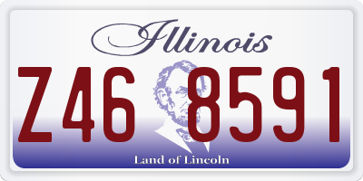 IL license plate Z468591