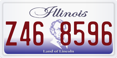 IL license plate Z468596