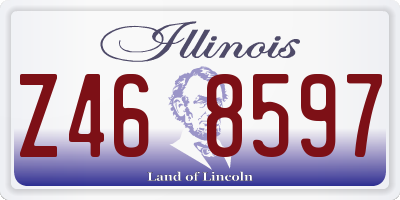 IL license plate Z468597