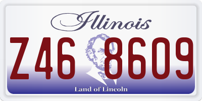 IL license plate Z468609