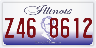 IL license plate Z468612