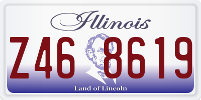 IL license plate Z468619