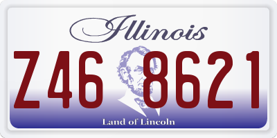 IL license plate Z468621