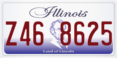 IL license plate Z468625