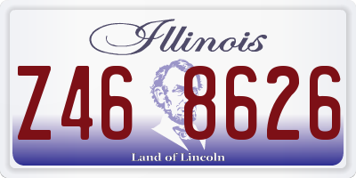 IL license plate Z468626