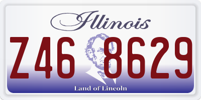 IL license plate Z468629