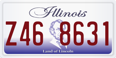 IL license plate Z468631