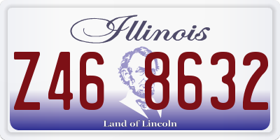 IL license plate Z468632