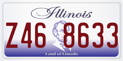 IL license plate Z468633