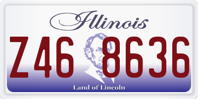 IL license plate Z468636