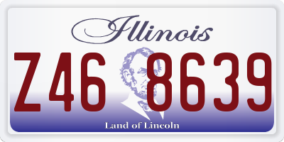 IL license plate Z468639