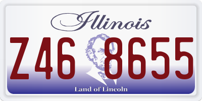 IL license plate Z468655