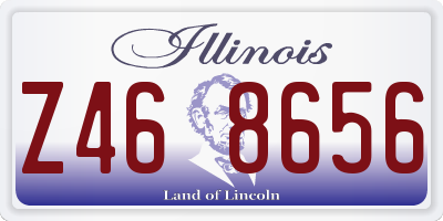 IL license plate Z468656
