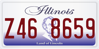 IL license plate Z468659