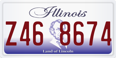 IL license plate Z468674