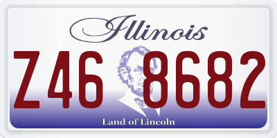 IL license plate Z468682