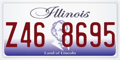 IL license plate Z468695
