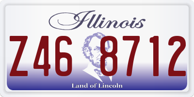 IL license plate Z468712