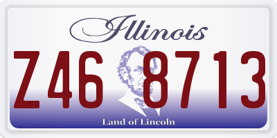 IL license plate Z468713