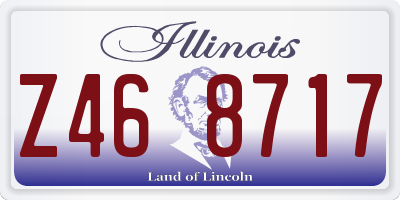 IL license plate Z468717