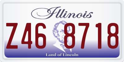 IL license plate Z468718
