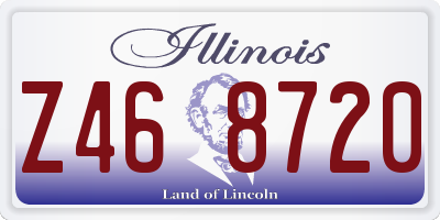 IL license plate Z468720