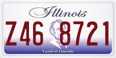 IL license plate Z468721