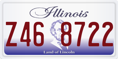 IL license plate Z468722