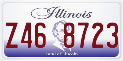 IL license plate Z468723
