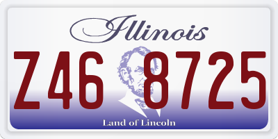 IL license plate Z468725