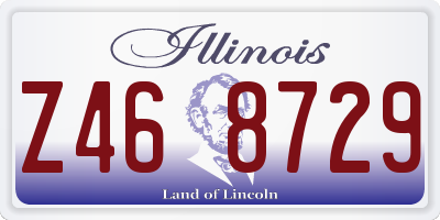 IL license plate Z468729