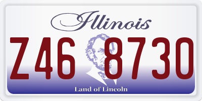 IL license plate Z468730
