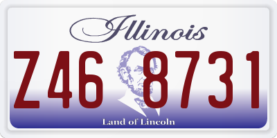 IL license plate Z468731