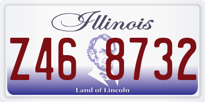 IL license plate Z468732