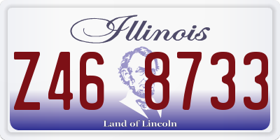 IL license plate Z468733