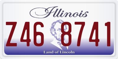 IL license plate Z468741