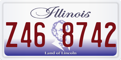 IL license plate Z468742