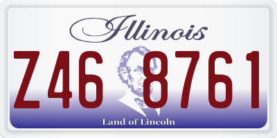 IL license plate Z468761