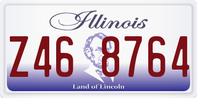 IL license plate Z468764