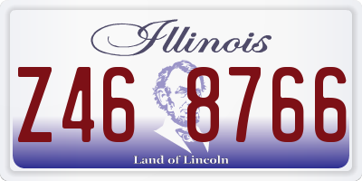 IL license plate Z468766