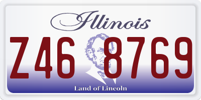 IL license plate Z468769