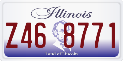 IL license plate Z468771