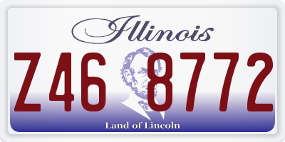 IL license plate Z468772