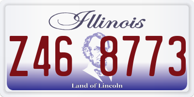 IL license plate Z468773