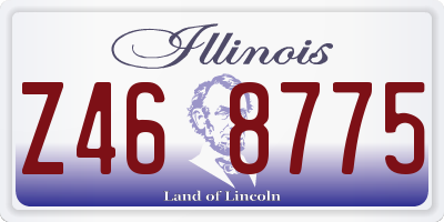 IL license plate Z468775