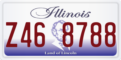 IL license plate Z468788