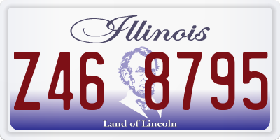 IL license plate Z468795