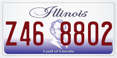 IL license plate Z468802